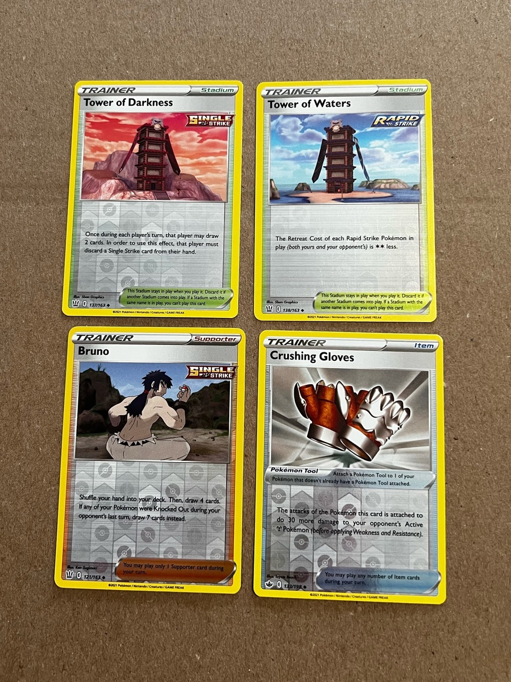 Pokémon Cards Lot Of 4